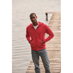 Sweat-shirt Zippé capuche...