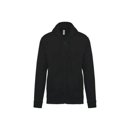 Sweat-shirt zippé capuche unisexe
