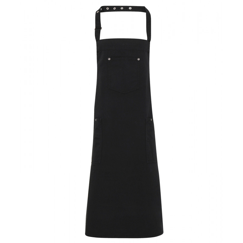 Tablier bavette en coton Chino