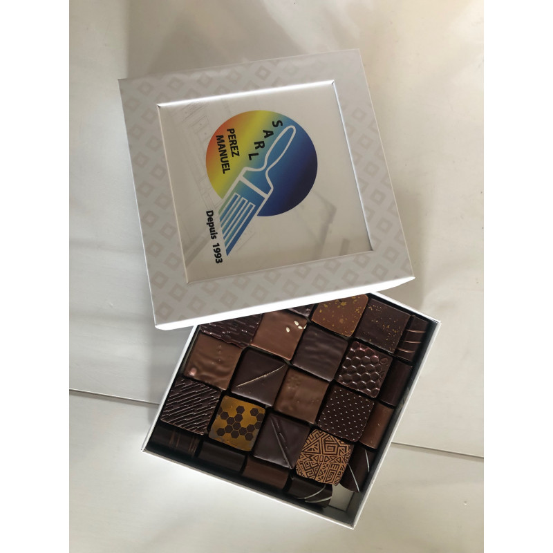 Plaque boite de chocolat (Barrelle)