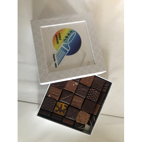Plaque boite de chocolat (Barrelle)
